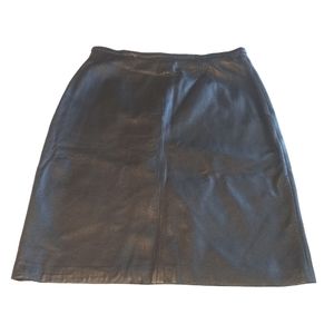 MIXIT Authentic Leather Pencil Skirt Women's Size 8